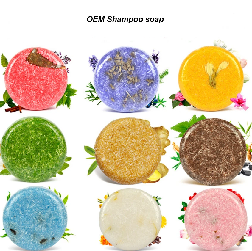High quality hair care herbal shouwu shampoo soap private label