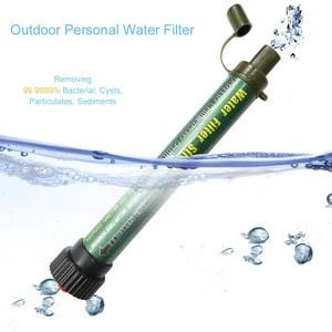 High Quality Hot Sale Camping Life Personal Water Filter Straw Outdoor Camping Hiking Using Wholesale