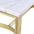 Import High quality hotel Madison Park Antonio Marble Table Stainless Steel Coffee Side End Table from China