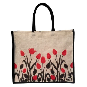 High Quality Jute Shopping Bag Reusable Tote Bag Handled Jute Bag Wholesale From Bangladesh