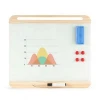 High Quality kids mobile mini magnetic glass portable whiteboard with pen and eraser  for desk