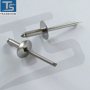 High quality large flange head stainless steel pop rivet