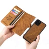 High Quality Leather Mobile Phone Accessories Wallet Case Back Cover for iPhone