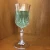 Import High quality luxury clear plastic embossed red wine goblet glass cup from China