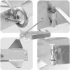 High quality marine heavy duty galvanized box anchor slide anchor zinc-plated cube anchor for kayak and boat