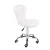 Import High quality Popular silver task white leather office chair without arms from China