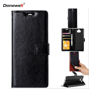 High Quality PU Flip Leather Phone Case for iPhone Xs Max Luxury 2 in 1 Leather Wallet Cell Phone Cover for Huawei P30 pro