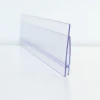 High quality PVC extrusion profile plastic label clip holder