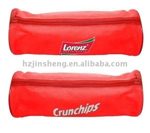 High quality red zipper golf ball holder bag