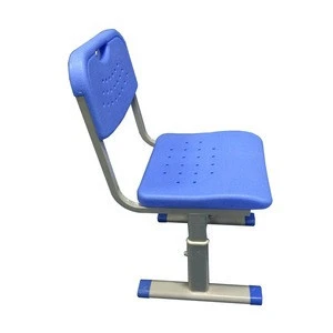 High quality school furniture adjustable comfortable student chair with metal legs