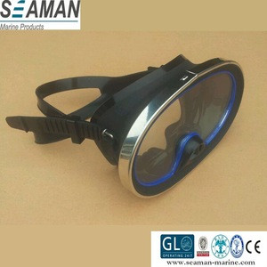 high quality Silicon Skirt oval shape single window purge valve diving mask for spearfishing free dive snorkeling