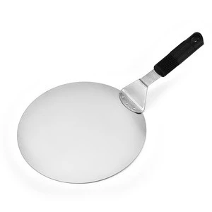 high quality Stainless steel pizza shovel knife round cake small large size thick pizza shovel baking tools