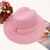 Import High Quality Wholesale Wool Flet Hat Brown Fedora Hats for women from China