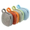 High Quality Woven Colorful Super Bass Attachable Waterproof Bluetooth Speaker Support OEM ODM Creative Gift