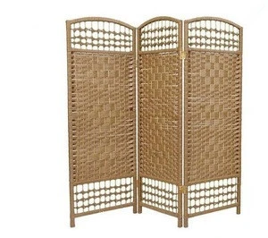 high quantity paper rope room divider 3 panels with best price