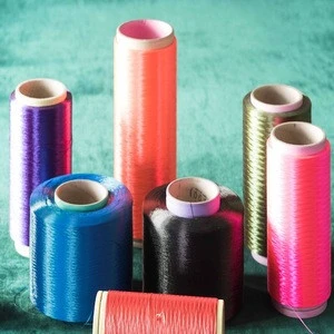 High tenacity nylon dyed viscose rayon filament cone yarn 300d