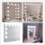 Import Home Decorative Use Mirror with light &amp; Saloon oval led mirror on Table from China