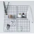 Import Home storage style wall grid  DIY install metal wire wall gird panel photo organizer wall decoration from China