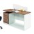 Import Home Wholesale Market Wooden Furniture Study Cheap Modern Wood Work White Office Staff Computer Desk with Drawers on Sale from China