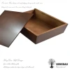 HONGDAO Luxury custom wooden drop front shoe storage box,custom wooden shoe box