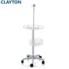 Hospital Furniture Hospital Equipment Cart Patient Trolley With Hooks