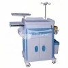 Hospital medical ABS resuscitation emergency trolley price for sale