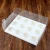 Import Hot Cakes, Desserts, Recyclable Transparent Pet Custom Logo Kraft Paper Cake Box from China