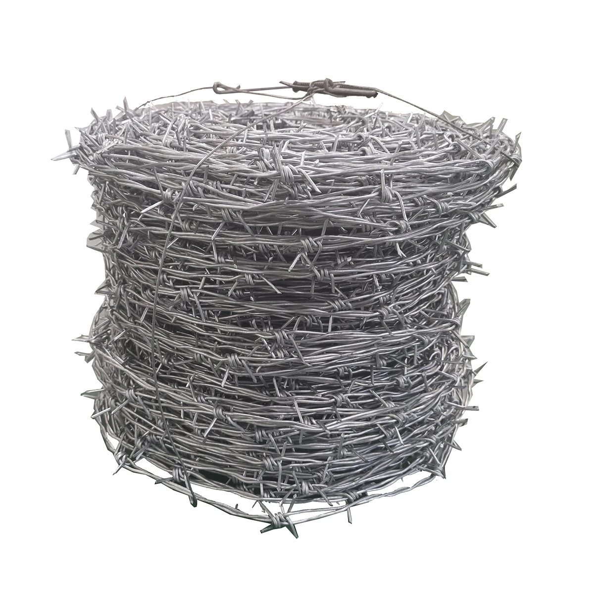 Hot Dipped Galvanized Barbed Wire Roll Barbed Wire Fence Double Twist Barbed Wire 2 Strands 4 Points