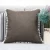 Import Hot products Imitation linen solid color simple square pillow small ball lace cushion sofa pillow cushion cover from China