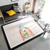 Hot Sale Cartoon Bear 100% Polyester Washable Soft Play Mats Rugs crawling play mat