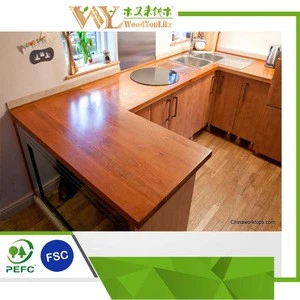 Hot Sale Cherry SWS Single Wide Stave Cherry Worktops Smooth Surface Cherry Countertops