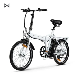 Hot Sale Drop Shipping 200W Adult Electric Folding Bike Retro Electric Bike 20 Inch Cheap Mini Folding Electric Bicycle