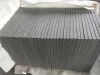 Hot sale Exterior Flamed Brushed China Black Granite Diamond Black Granite Block Step Tiles