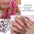 Import Hot sale Leopard print nail transfer foil 10pcs/bag nail foil sticker from China