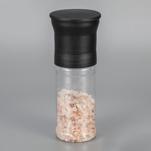 hot sale new design 100ml pet spice/ pepper/ salt grinder jar