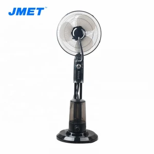 Hot sale portable fog cooling mist fan pedestal fan with water spray