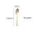 Import Hot sale stainless steel yellow gold cutlery set rose gold black flatware sets silverware for wedding from China