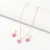 Import Hot Sale Summer Beach Holiday Women Resin Multi Color Butterfly Pendant Necklace Hoop Earring And Necklace Set from China