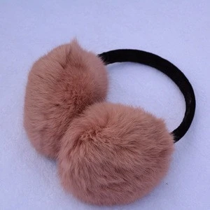 Hot sale usa New Hot colorful Ear Muffs REAL Rex Rabbit Soft Warm Fur Earmuffs