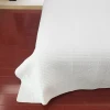 Hot Sale White Coverlet Bedspread Geometric Cotton Quilted Bedding Set