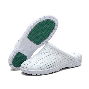 Hot Sale White Leather Comfort Safety Nurse Shoes For Sale