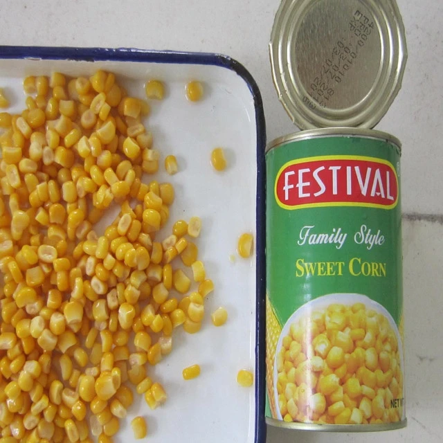 Hot Sell 340gram Canned Sweet Corn