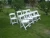 Import Hot sell Garden resin white folding chair with factory direct price from China