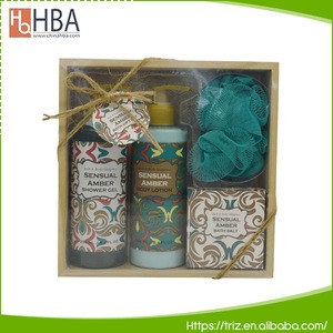 Hot sell moisture fragrant shower gel bubble hotel organic bath and body gift set
