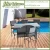 Import hot sell white woven pe rattan outdoor patio outdoor furniture bar set supplier from China