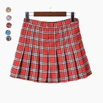 hot selling custom team comfortable fabric models of girls school uniform skirts