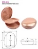 Hot selling! Empty egg shape plastic material compact case for cosmetic packaging