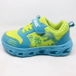 Hot selling girls sandals summer casual shoes green girls shoes girls tennis shoes.