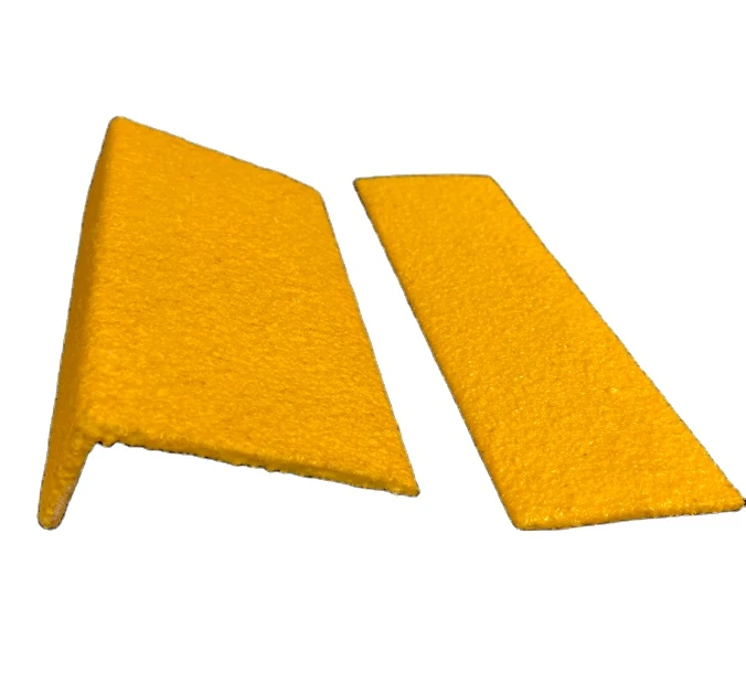 Hot selling high quality yellow grit frp grating for stair treads
