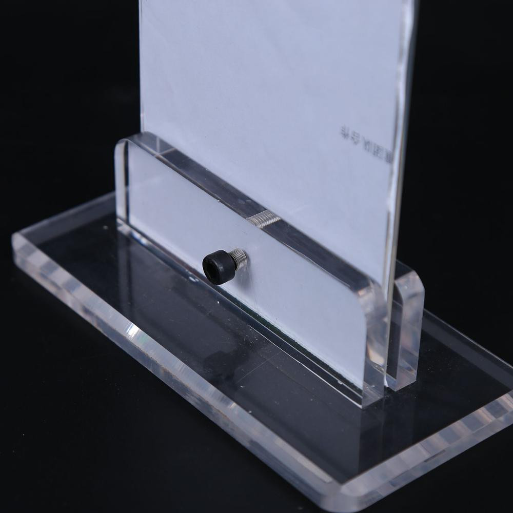 Table Display Card Buy Hot Selling T- Shape Customized Table Card Advertising Acrylic ...